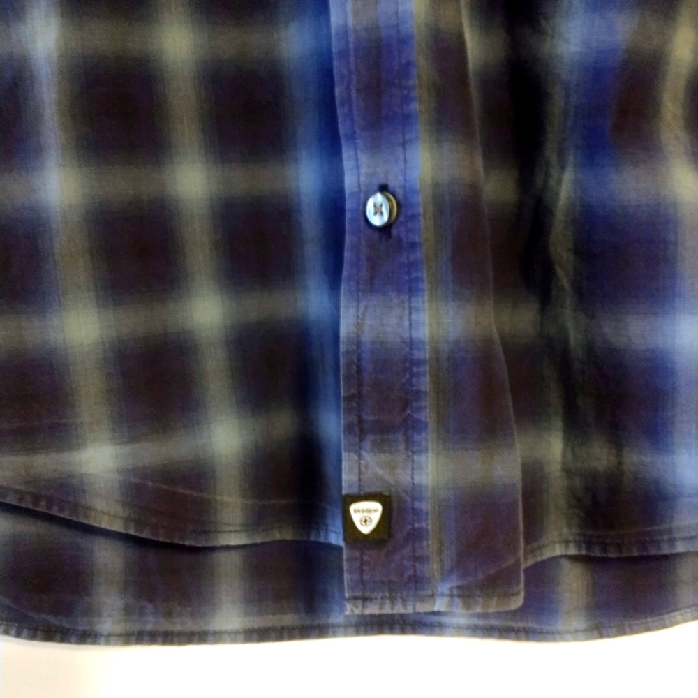 Strellson Jamie Slim Fit Checked Button Front Long Sleeve Shirt - Picture 6 of 8